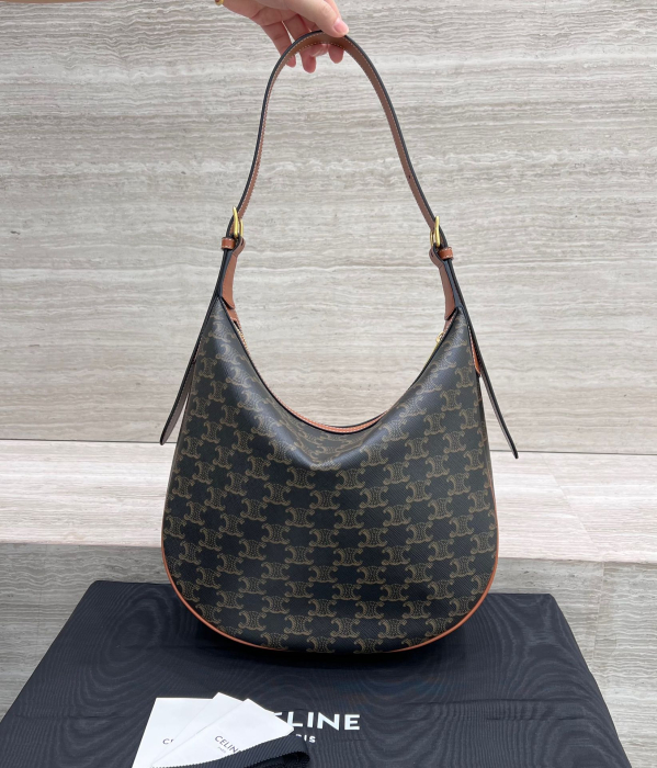  CELINE Женская сумка HELOISE из канвы и кожи