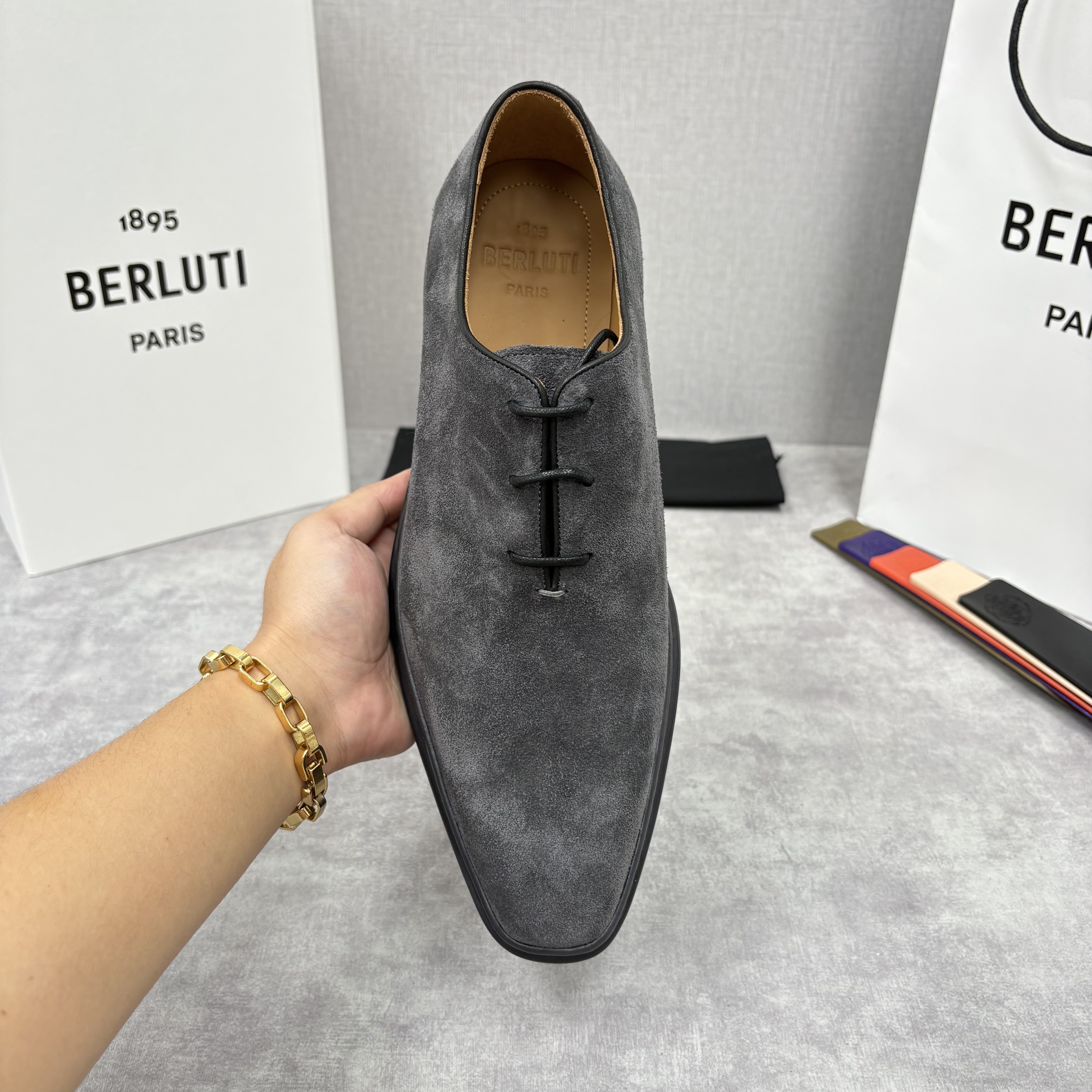 BERLUTI Мужские лоферы Alto замша