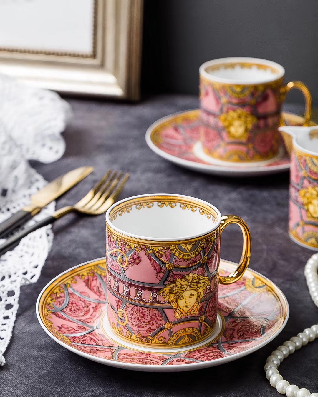VERSACE Чайный сервиз на 6 персон