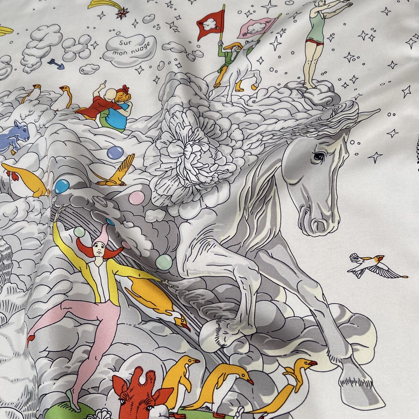 HERMES Платок из шелка HERMES Платок из шелка