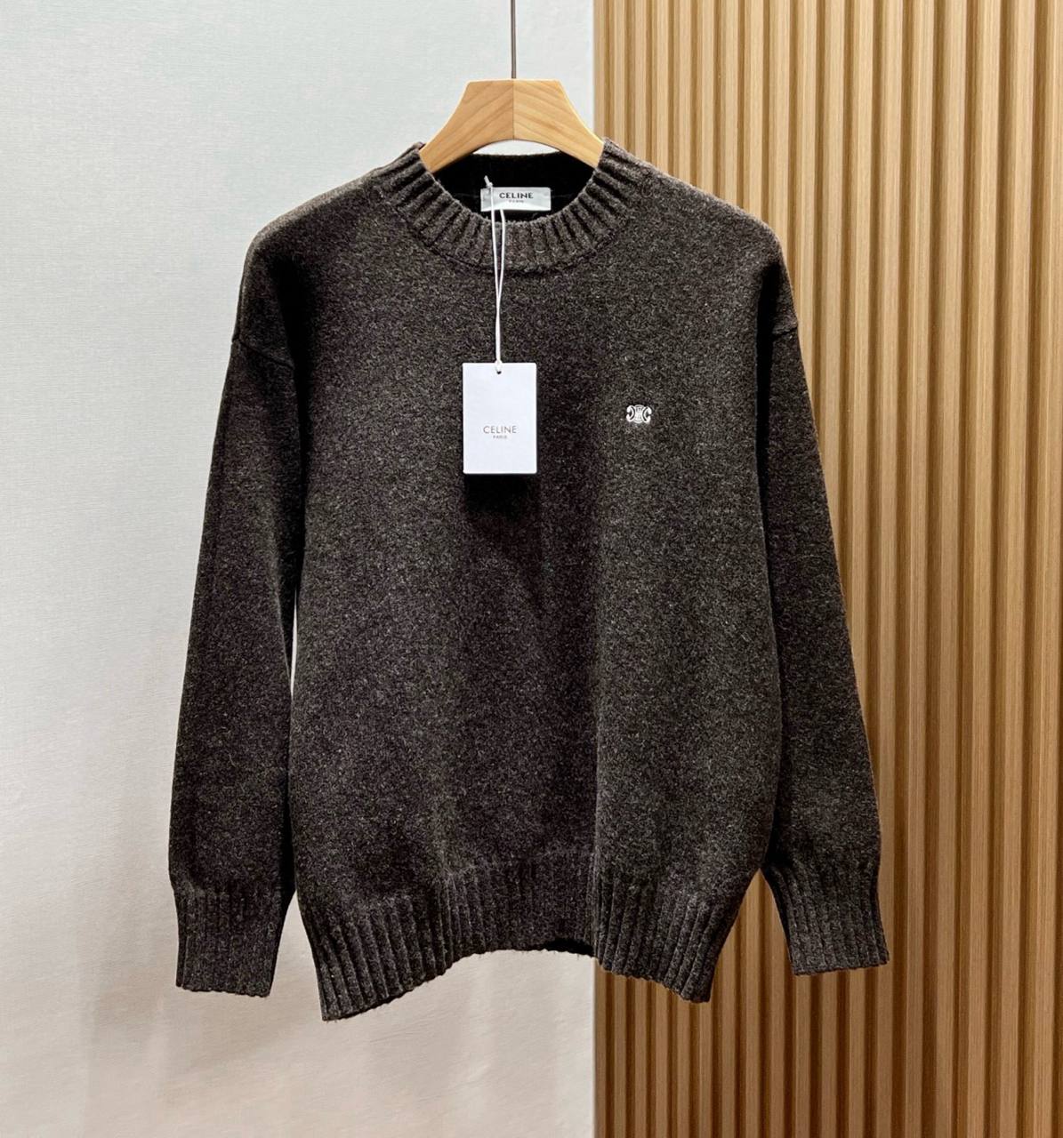 CELINE Мужской свитер из шерсти 