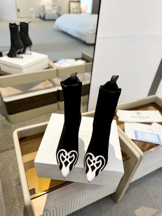 BALMAIN Женские ботильоны на высоком каблуке