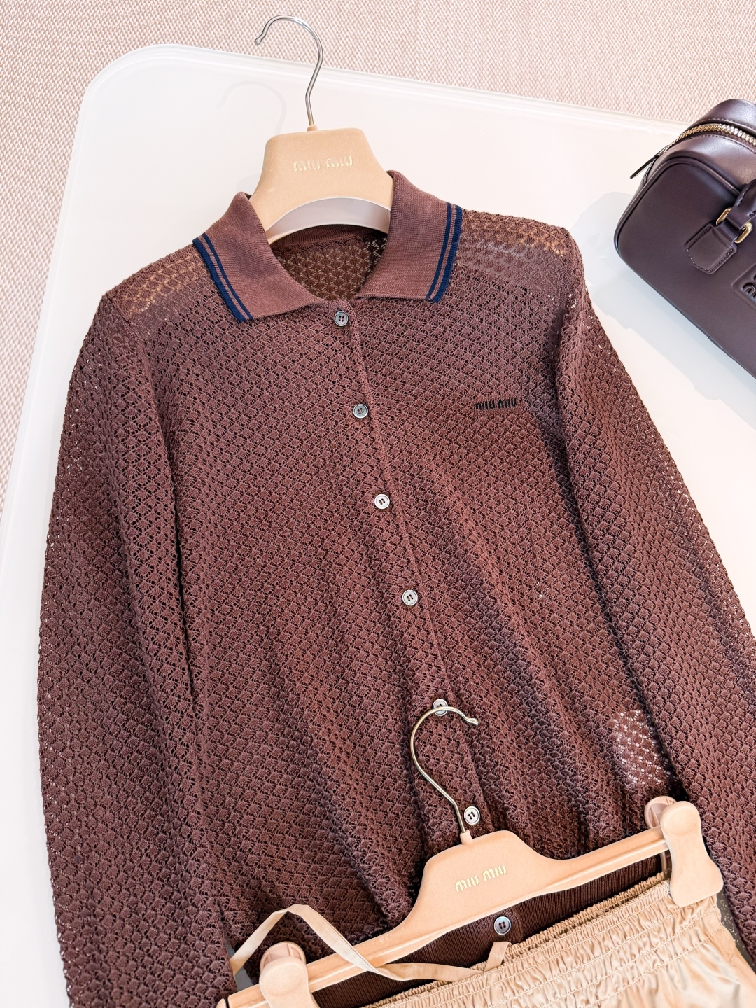 MIU MIU Женский кардиган из хлопка MIU MIU Женский кардиган из хлопка