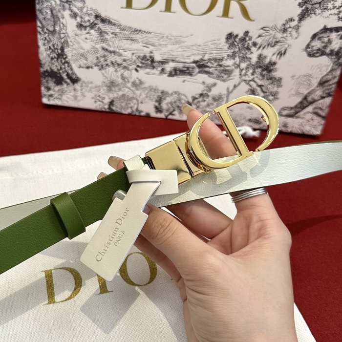 CHRISTIAN DIOR Женский кожаный ремень