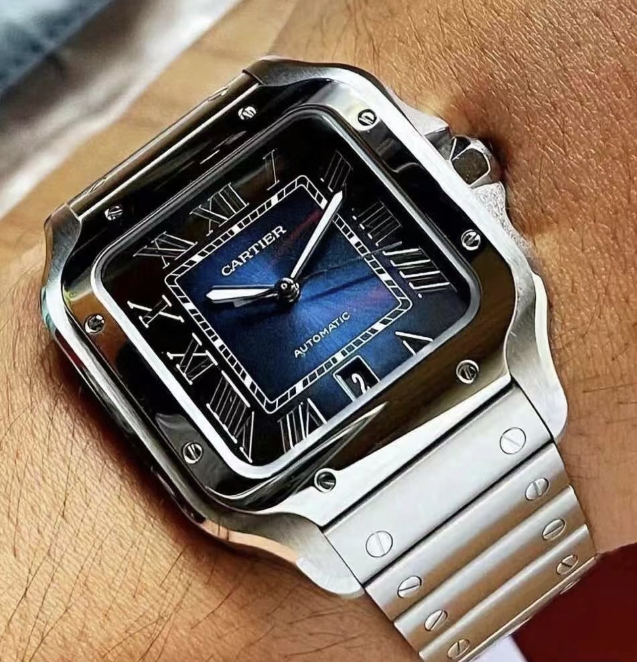 CARTIER Мужские часы Santos WSSA0030 CARTIER Мужские часы Santos WSSA0030