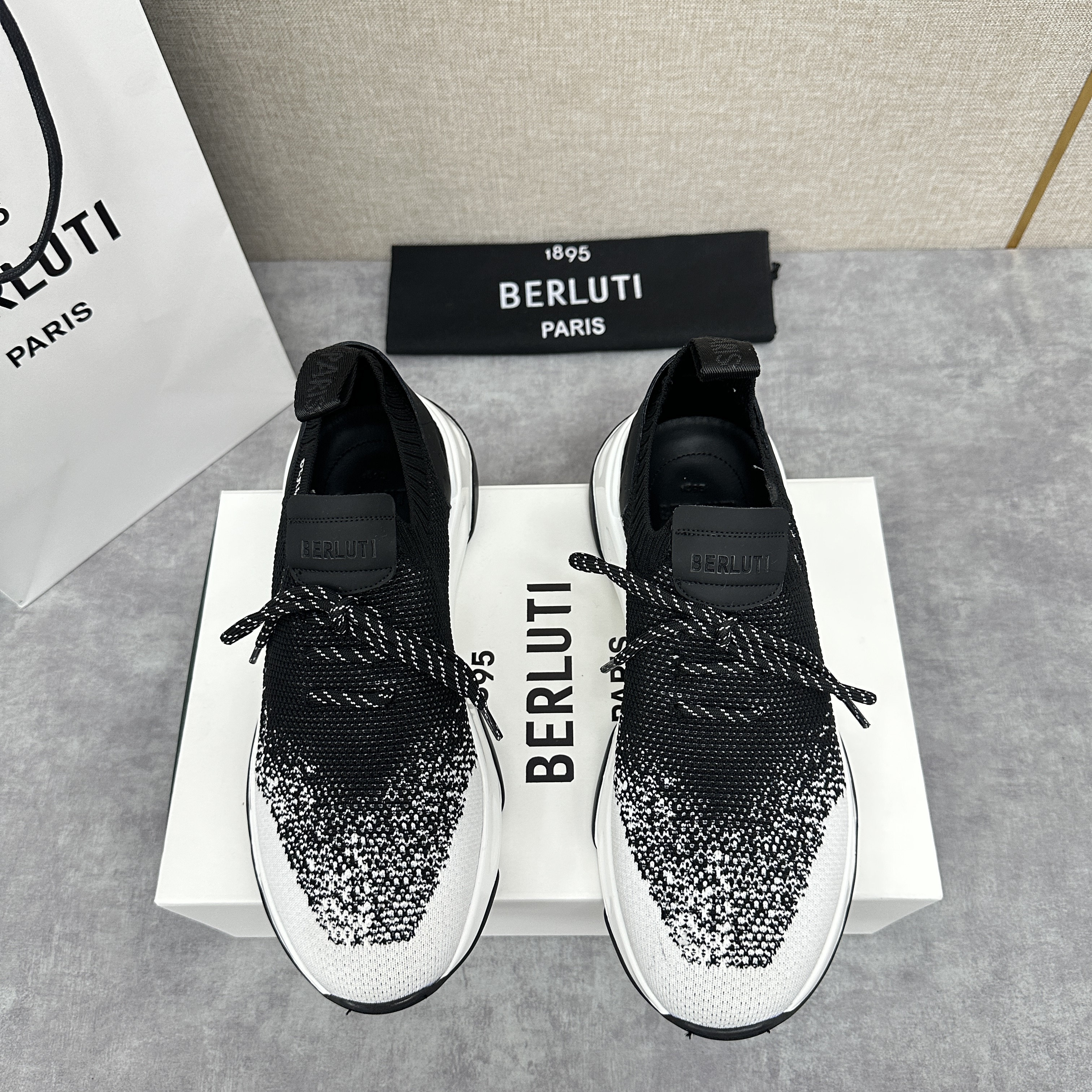 BERLUTI Мужские кроссовки Shadow