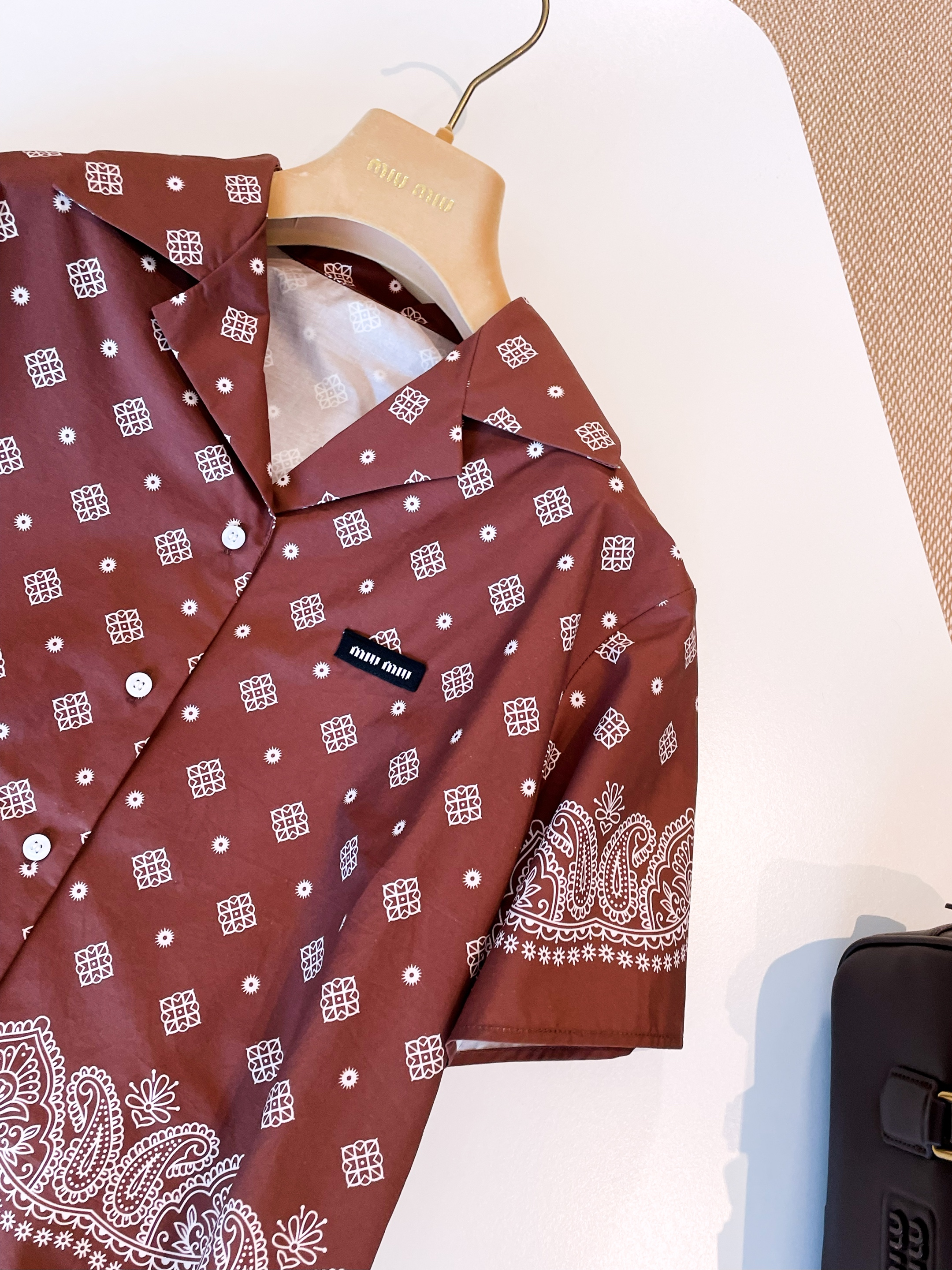 MIU MIU Женская рубашка хлопок MIU MIU Женская рубашка хлопок