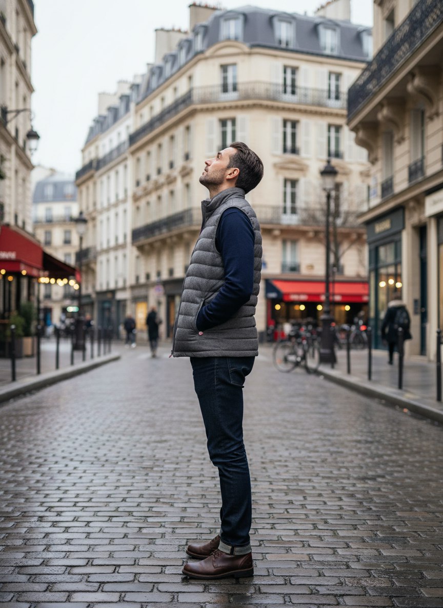 KITON Мужской жилет из шерсти KITON Мужской жилет из шерсти