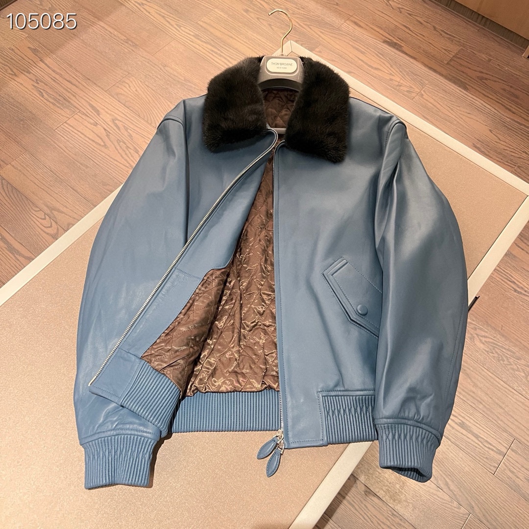 BERLUTI Мужская кожаная куртка  BERLUTI Мужская кожаная куртка