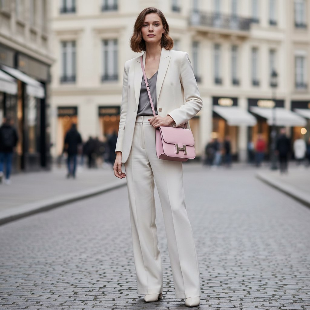 HERMES Женская сумка Constance 19 см 3Q Swift розовая HERMES Женская сумка Constance 19 см 3Q Swift розовая