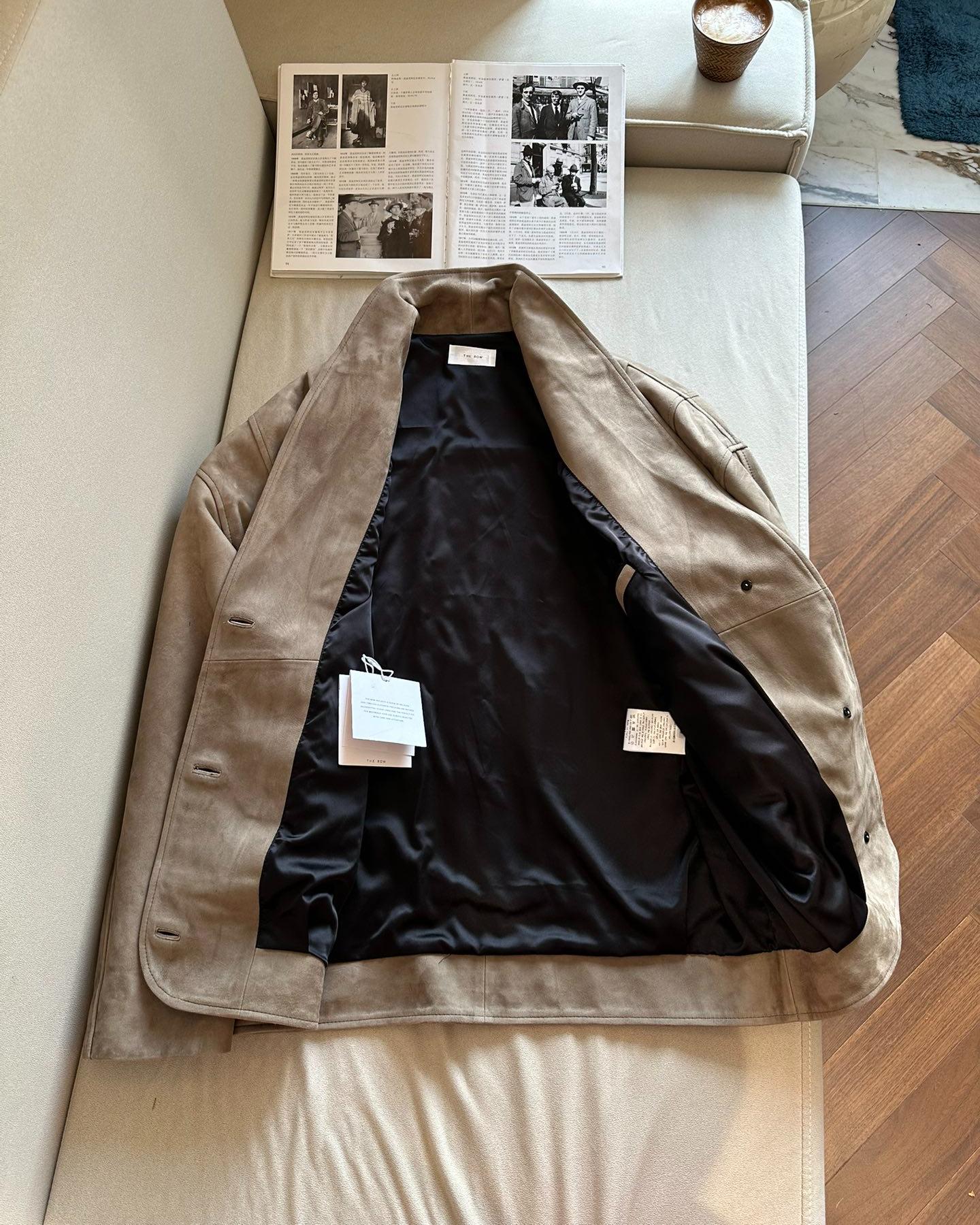 THE ROW Женская куртка из замши THE ROW Женская куртка из замши