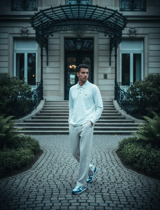 PRADA Мужское поло из хлопка