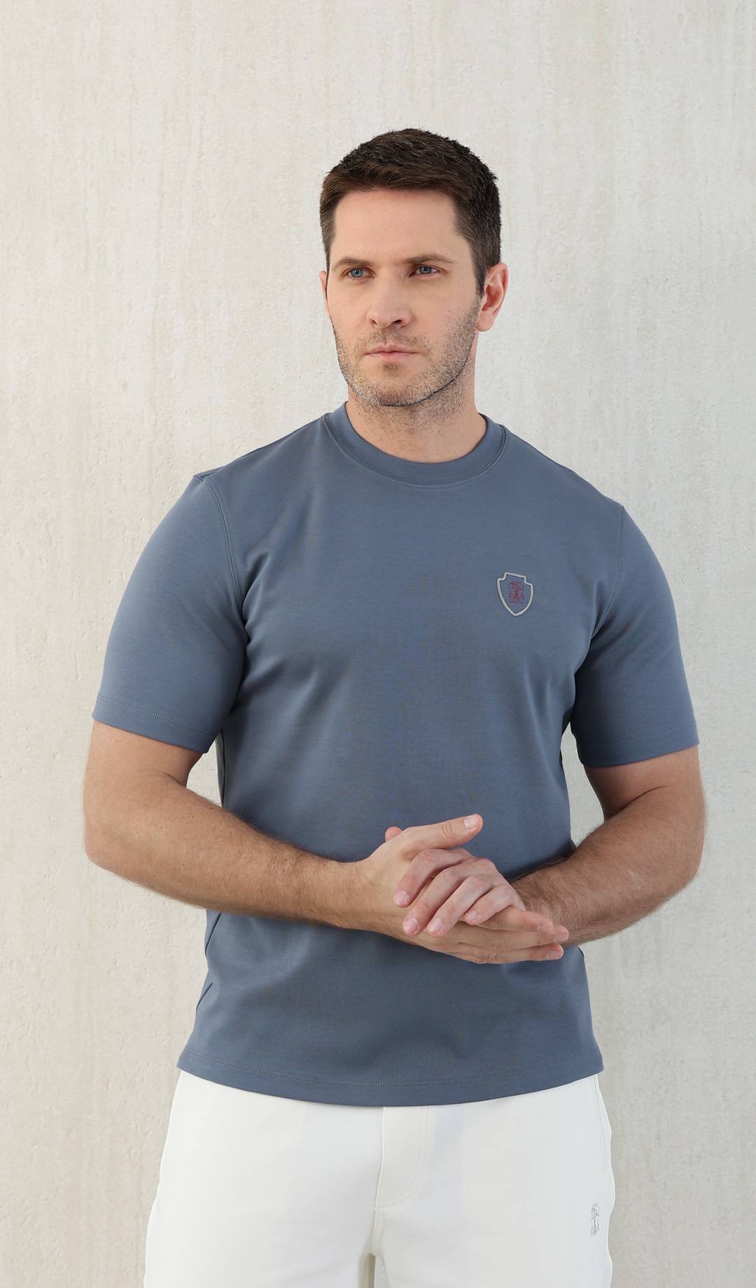 BRUNELLO CUCINELLI Мужская футболка с логотипом 