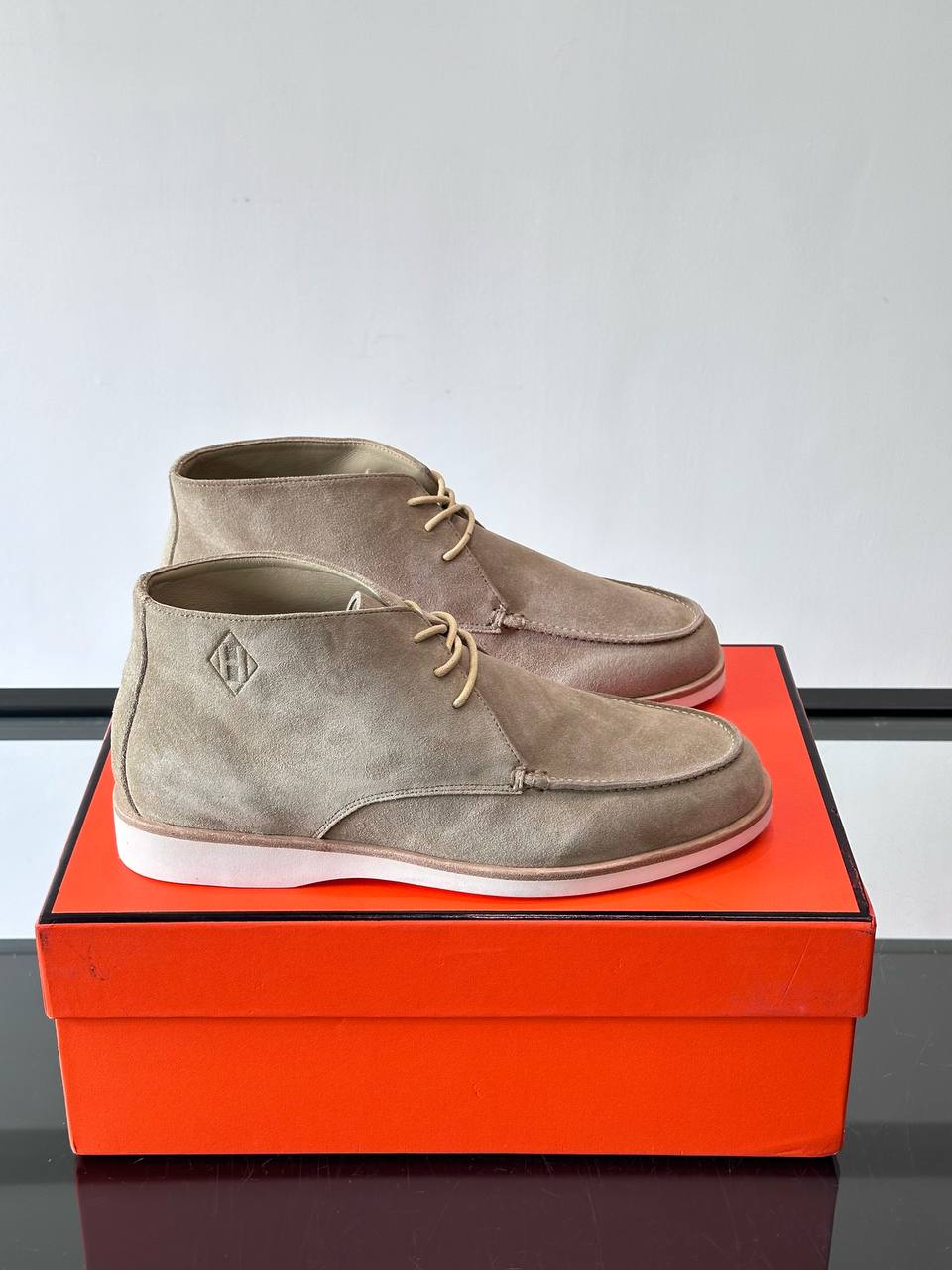 HERMES Мужские замшевые ботинки HERMES Мужские замшевые ботинки