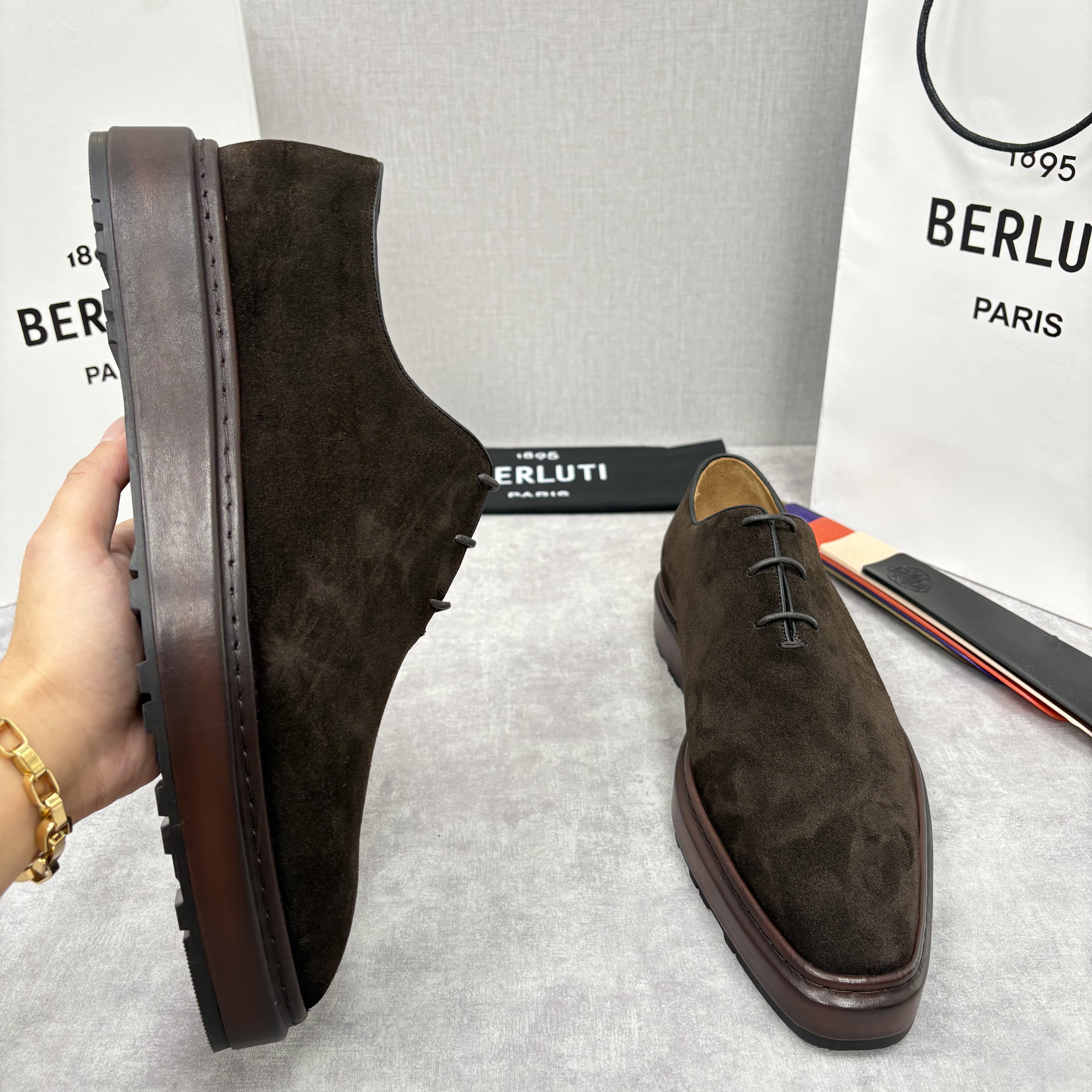 BERLUTI Мужские лоферы Alto замша