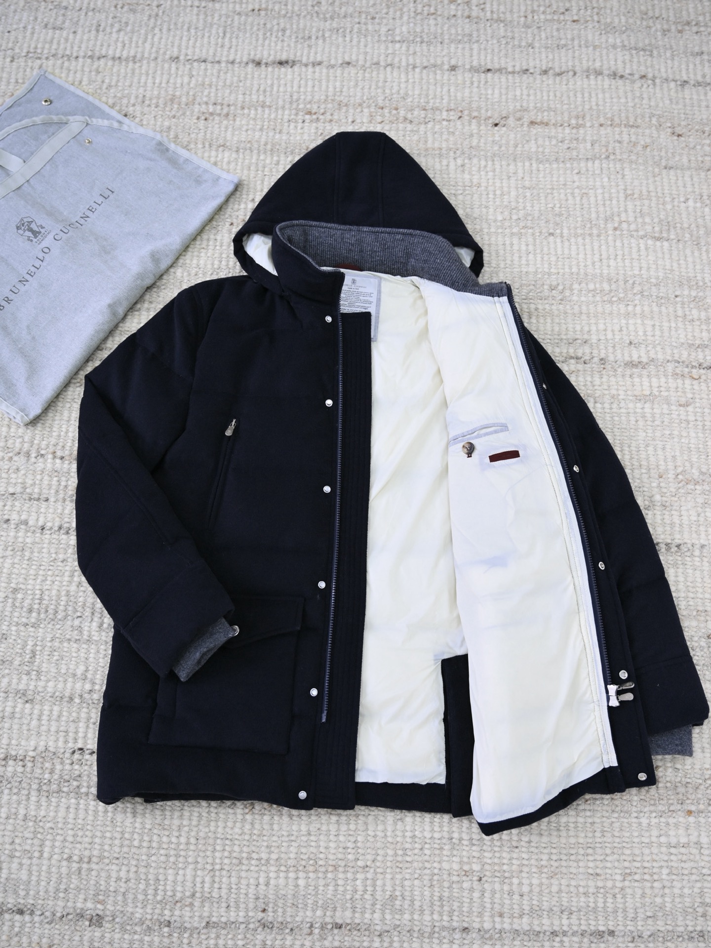 BRUNELLO CUCINELLI Мужской пуховик 