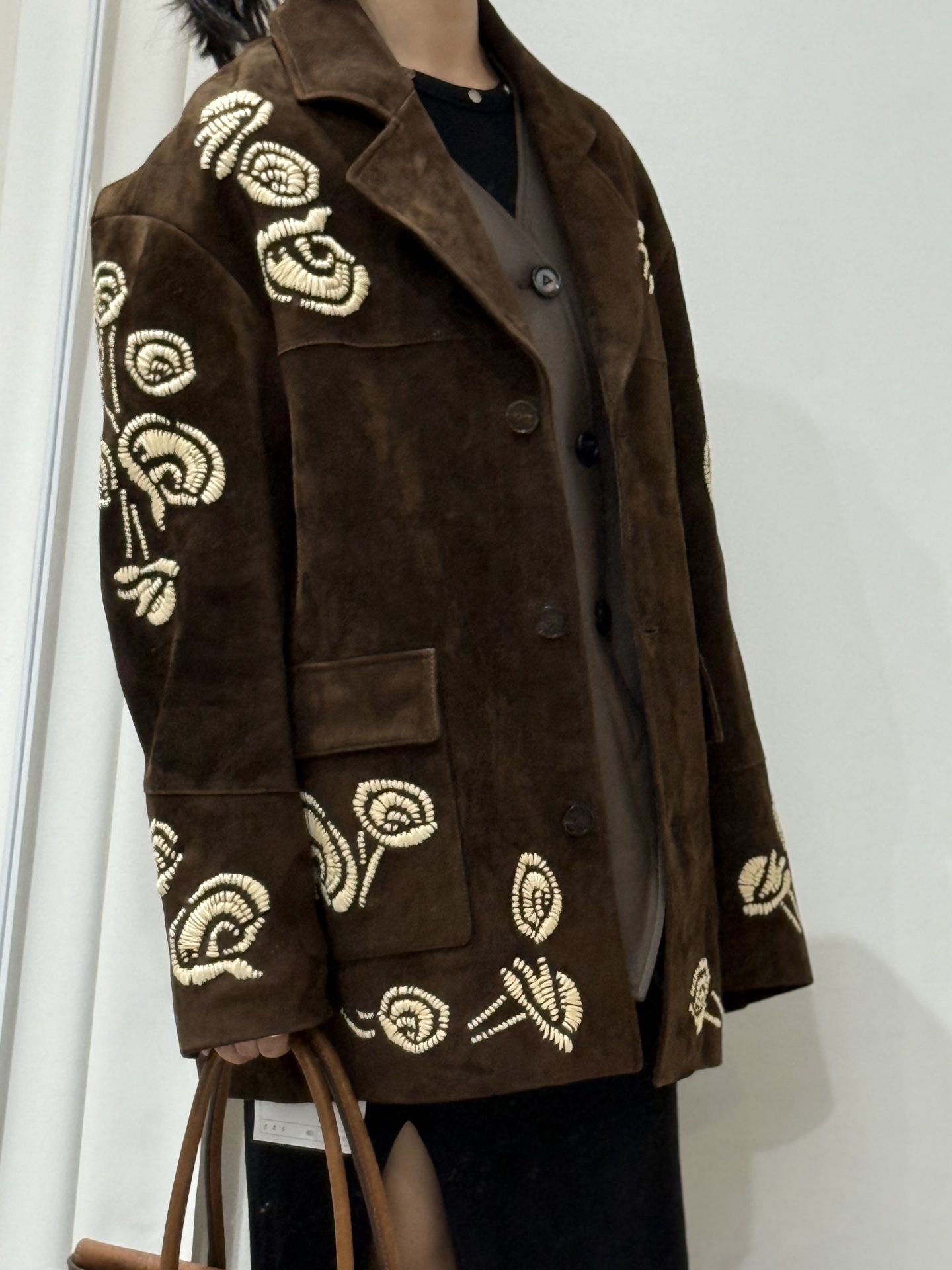 LORO PIANA Женская куртка из замши LORO PIANA Женская куртка из замши