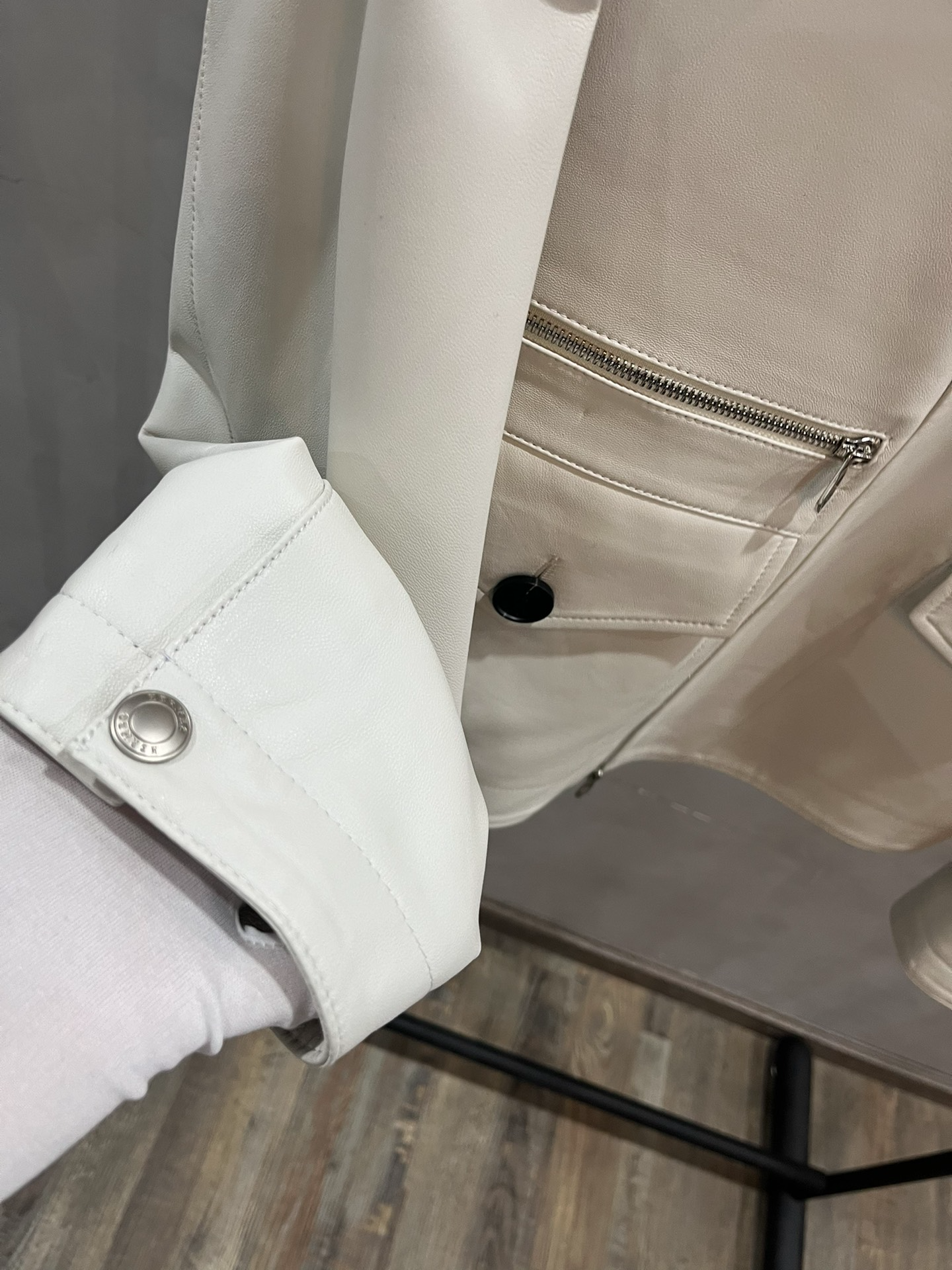 HERMES Мужская кожаная куртка HERMES Мужская кожаная куртка