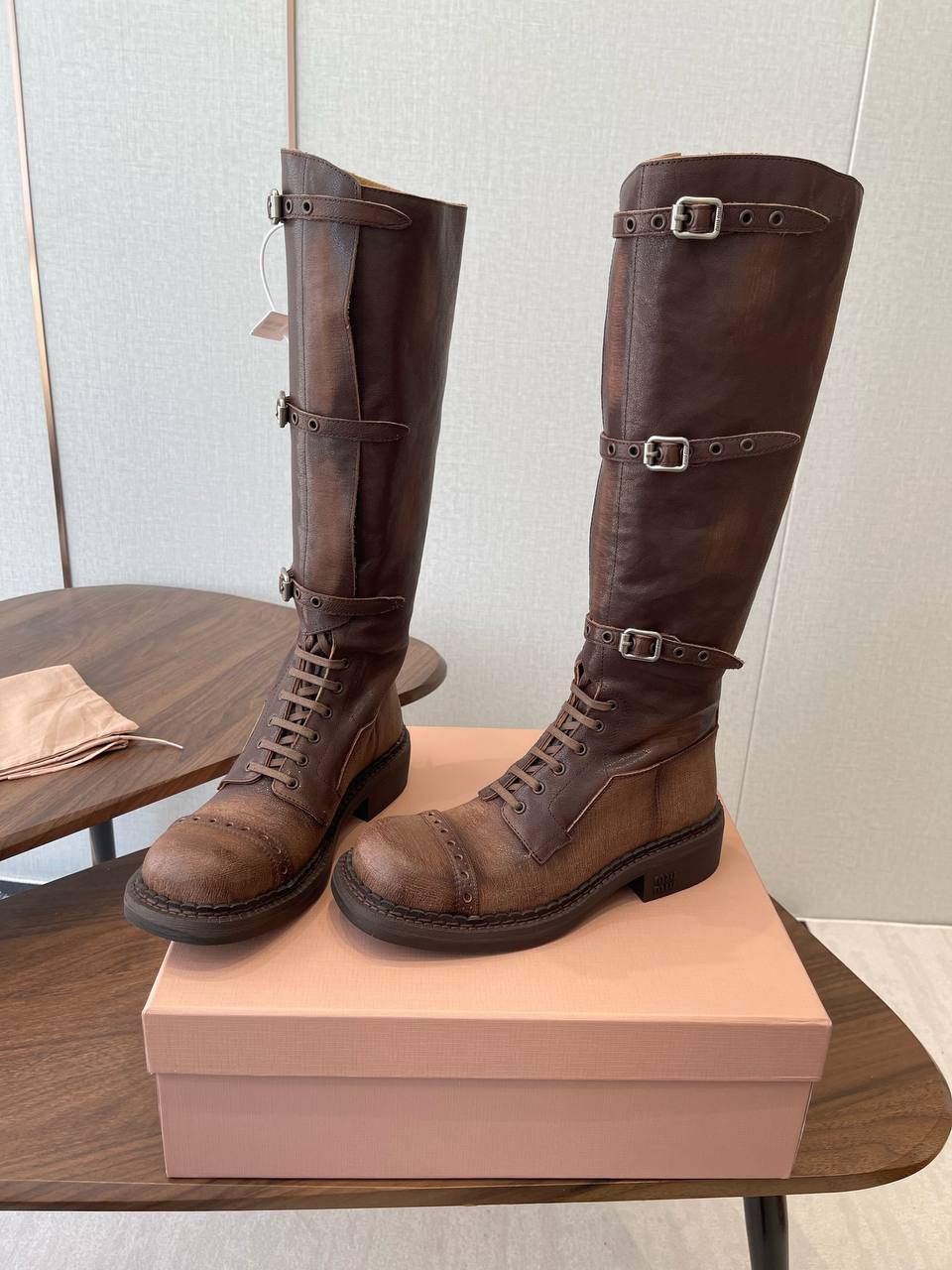 MIU MIU Женские сапоги 