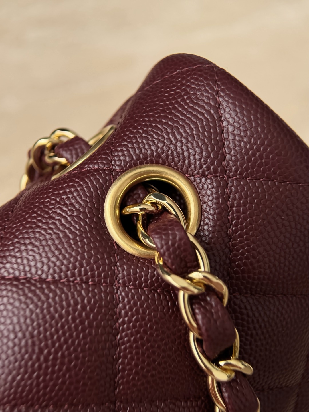 CHANEL Женская сумка CF23 зернистая кожа