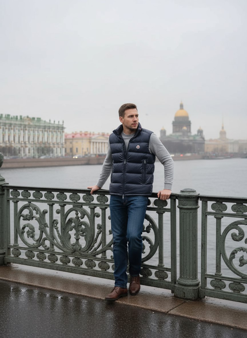 MONCLER Мужской жилет Ouse MONCLER Мужской жилет Ouse