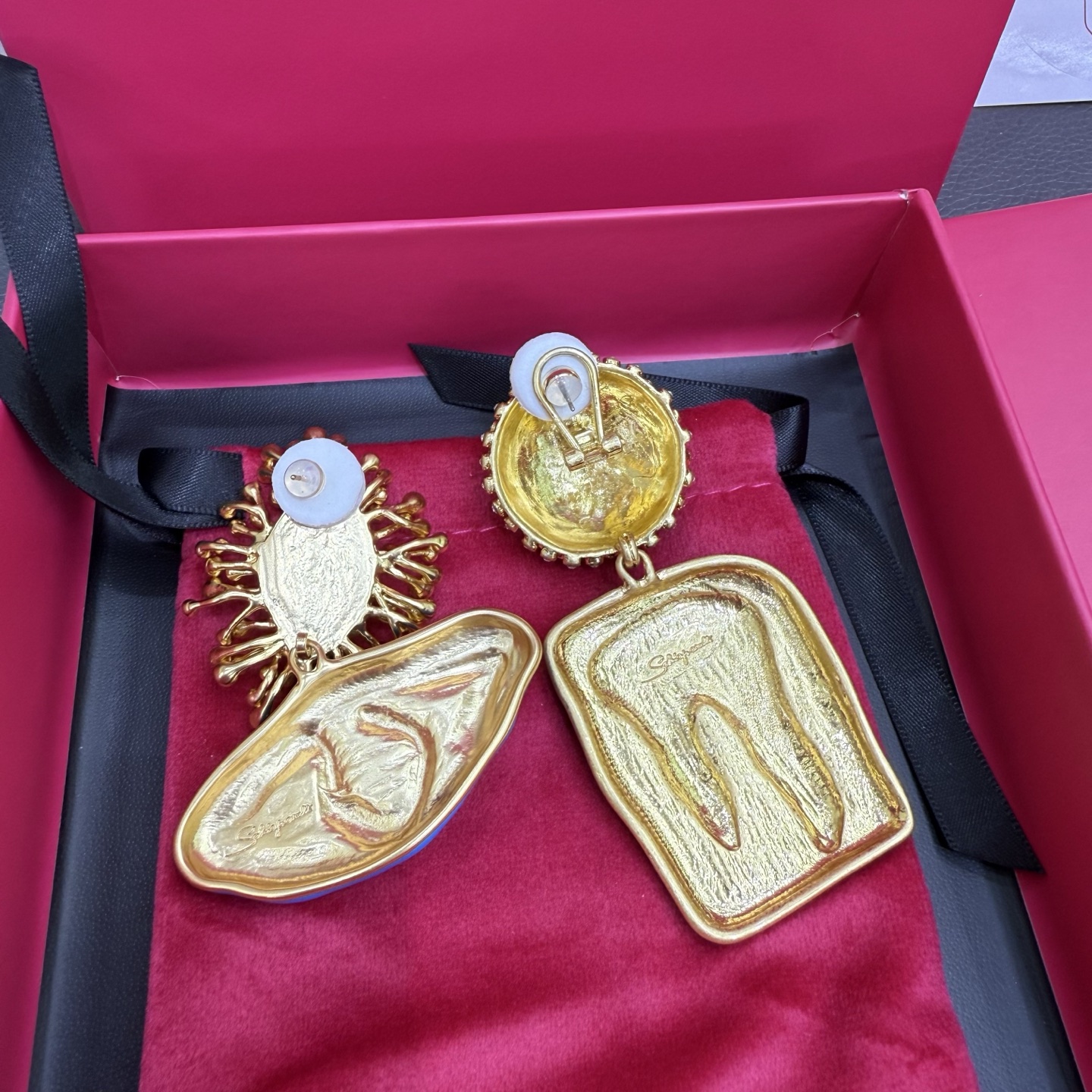 SCHIAPARELLI Женские винтажные серьги SCHIAPARELLI Женские винтажные серьги