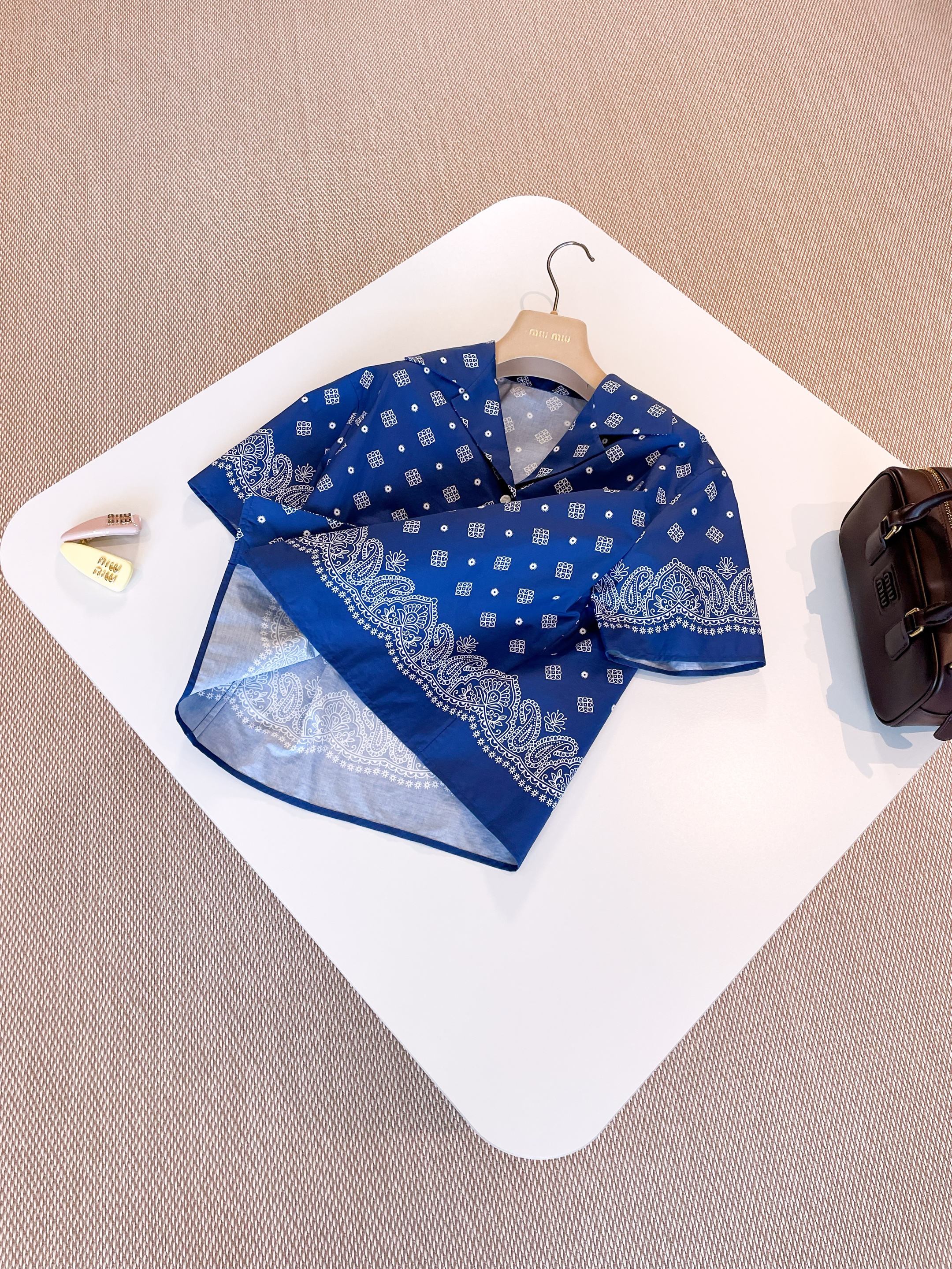 MIU MIU Женская рубашка хлопок