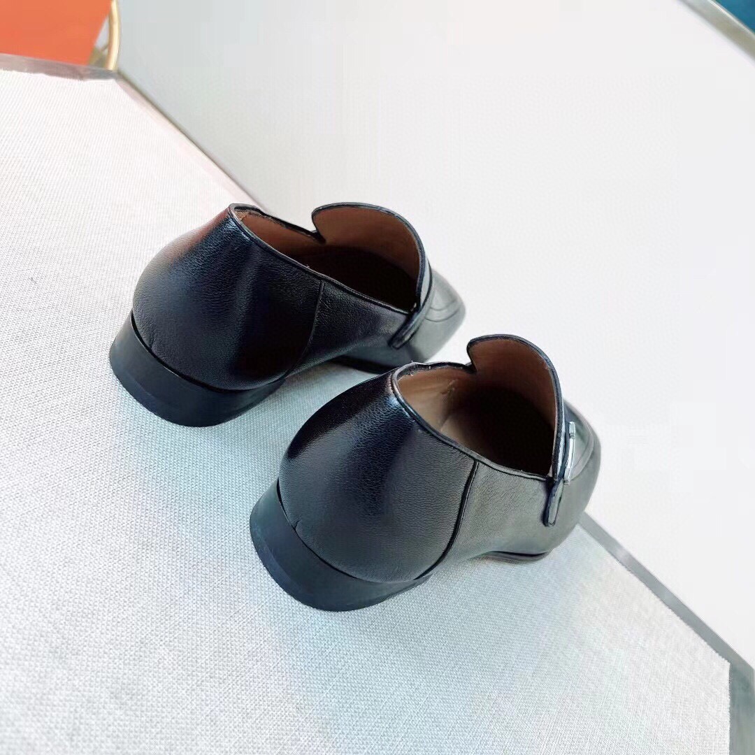 HERMES Мужские лоферы из козьей кожи HERMES Мужские лоферы из козьей кожи