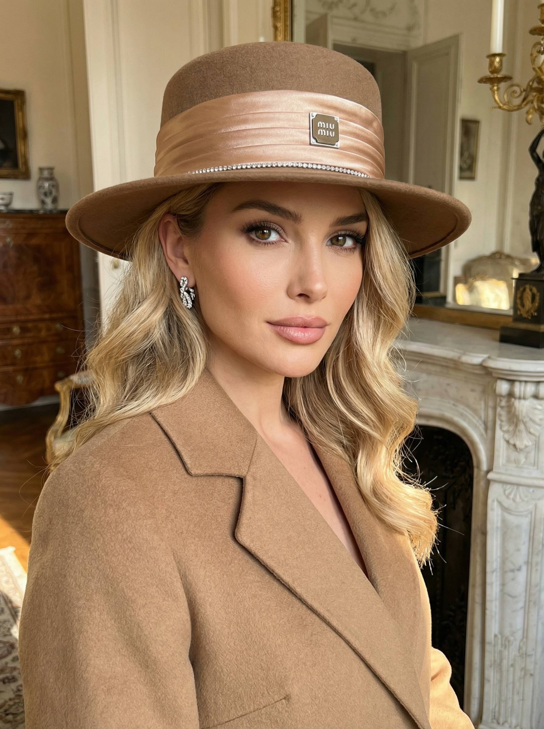 MIU MIU Женская шляпа из шерсти