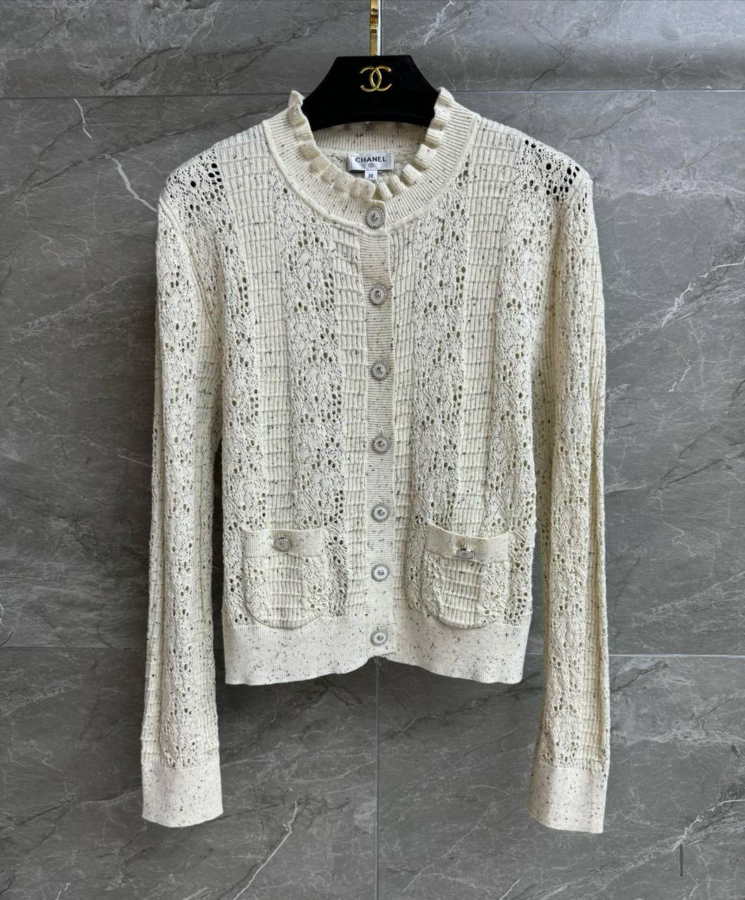 CHANEL Женский кардиган из трикотажа  CHANEL Женский кардиган из трикотажа