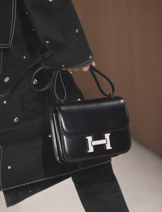  Hermes Женская сумка Constance 24 см ck89/Noir Box