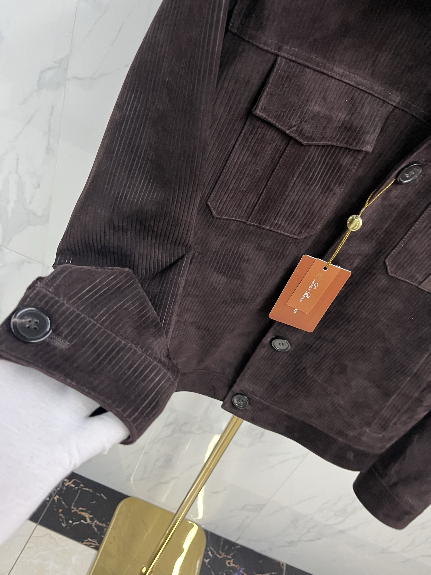 LORO PIANA Мужская куртка из замши LORO PIANA Мужская куртка из замши