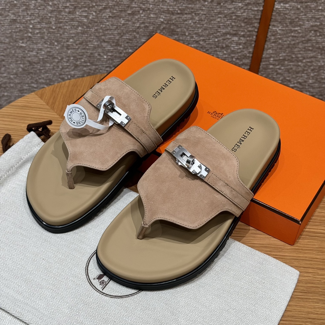 HERMES Женские сандалии Empire из замши HERMES Женские сандалии Empire из замши