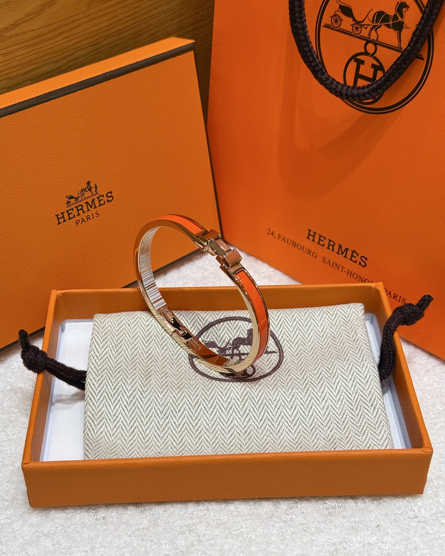 HERMES Браслет Clic H