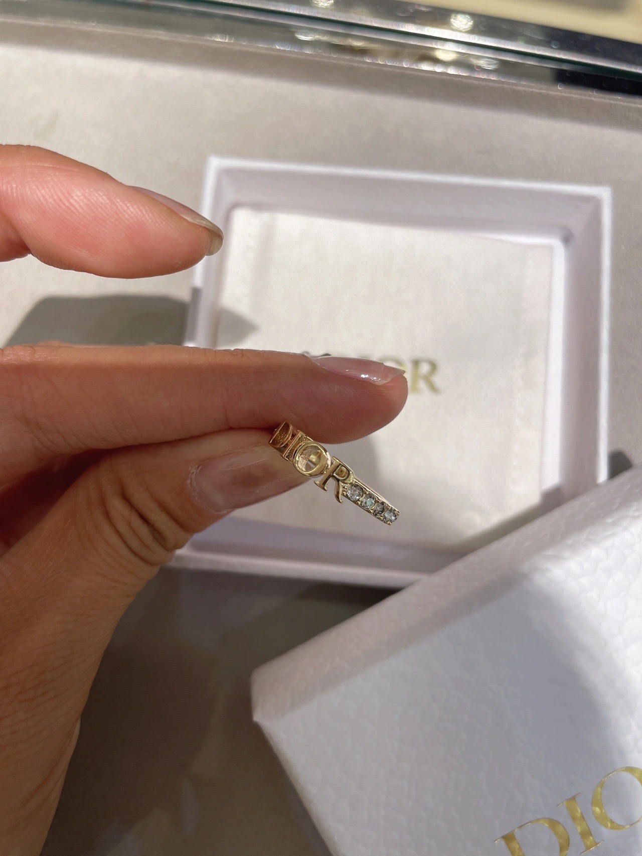 CHRISTIAN DIOR Женское кольцо из латуни CHRISTIAN DIOR Женское кольцо из латуни