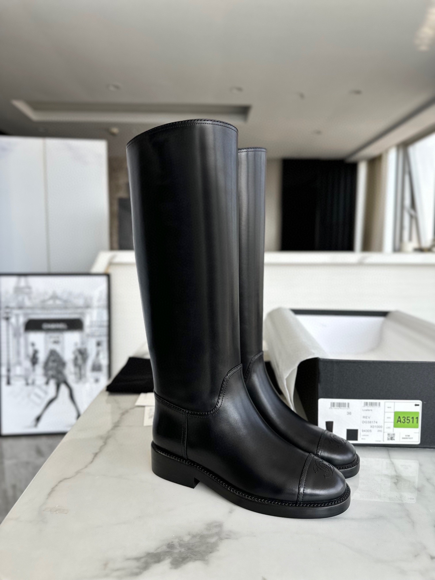 CHANEL Женские высокие сапоги 23S CHANEL Женские высокие сапоги 23S