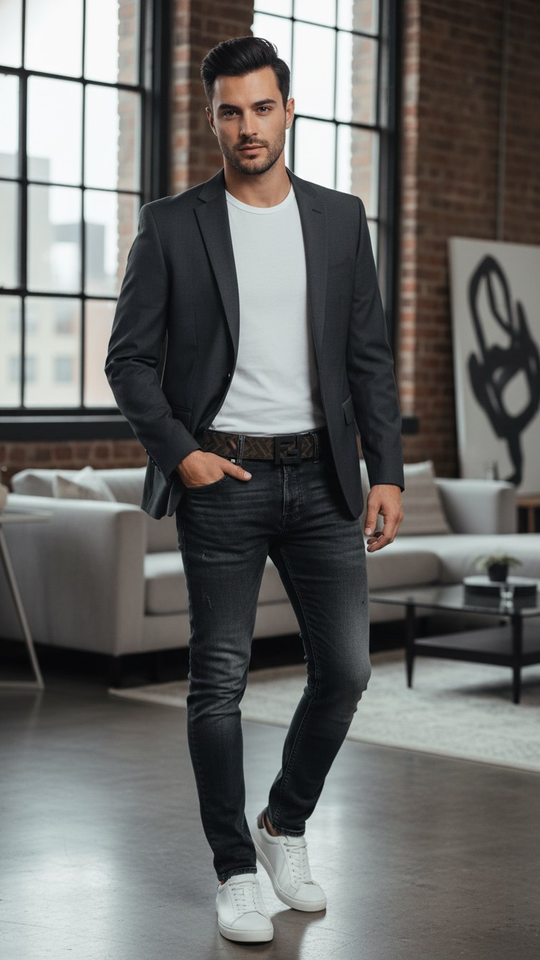 FENDI Мужской ремень FENDI Мужской ремень