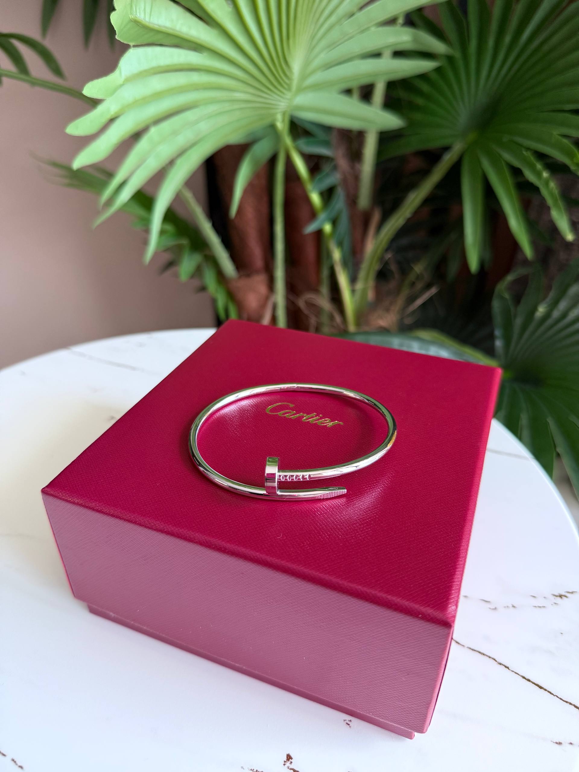 CARTIER Браслет Juste un Clou белое золото CARTIER Браслет Juste un Clou белое золото