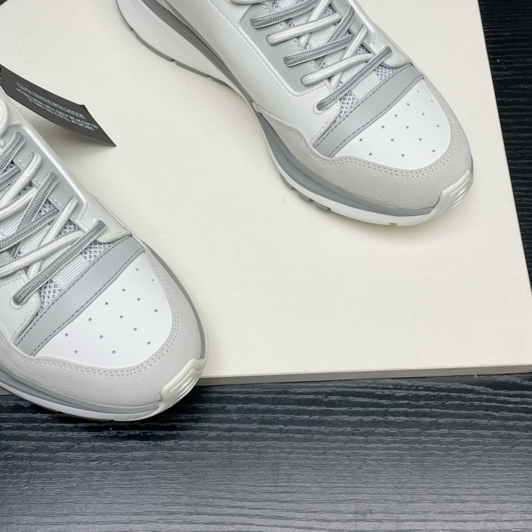 ERMENEGILDO ZEGNA Мужские кроссовки из коровьей кожи ERMENEGILDO ZEGNA Мужские кроссовки из коровьей кожи