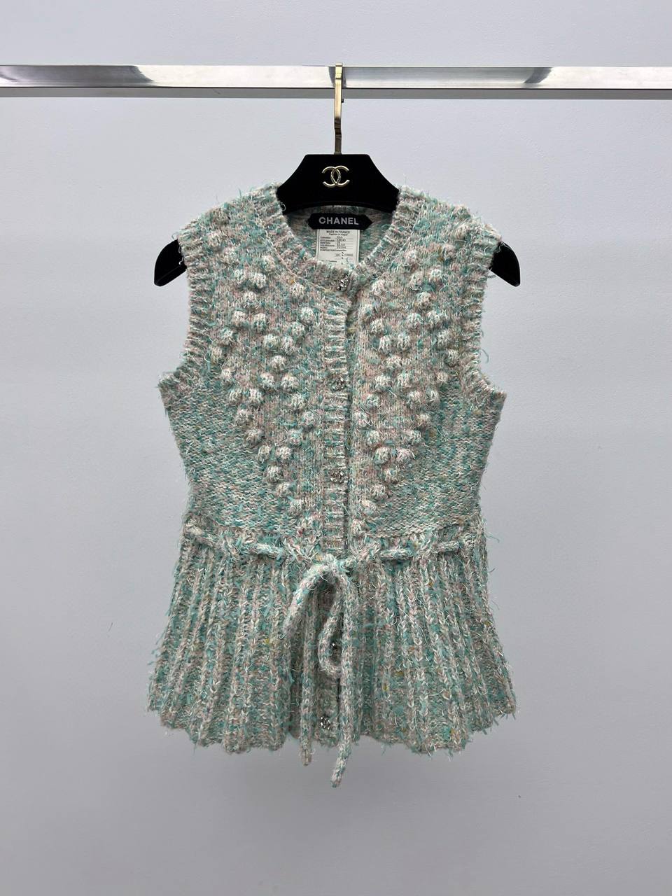 CHANEL Женский жилет с мягким ворсом CHANEL Женский жилет с мягким ворсом