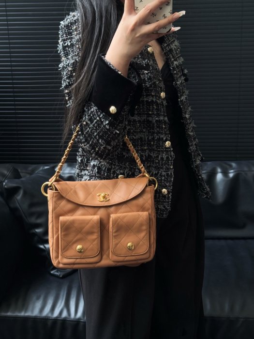 CHANEL Женская Cумка Hobo 25P Maxi