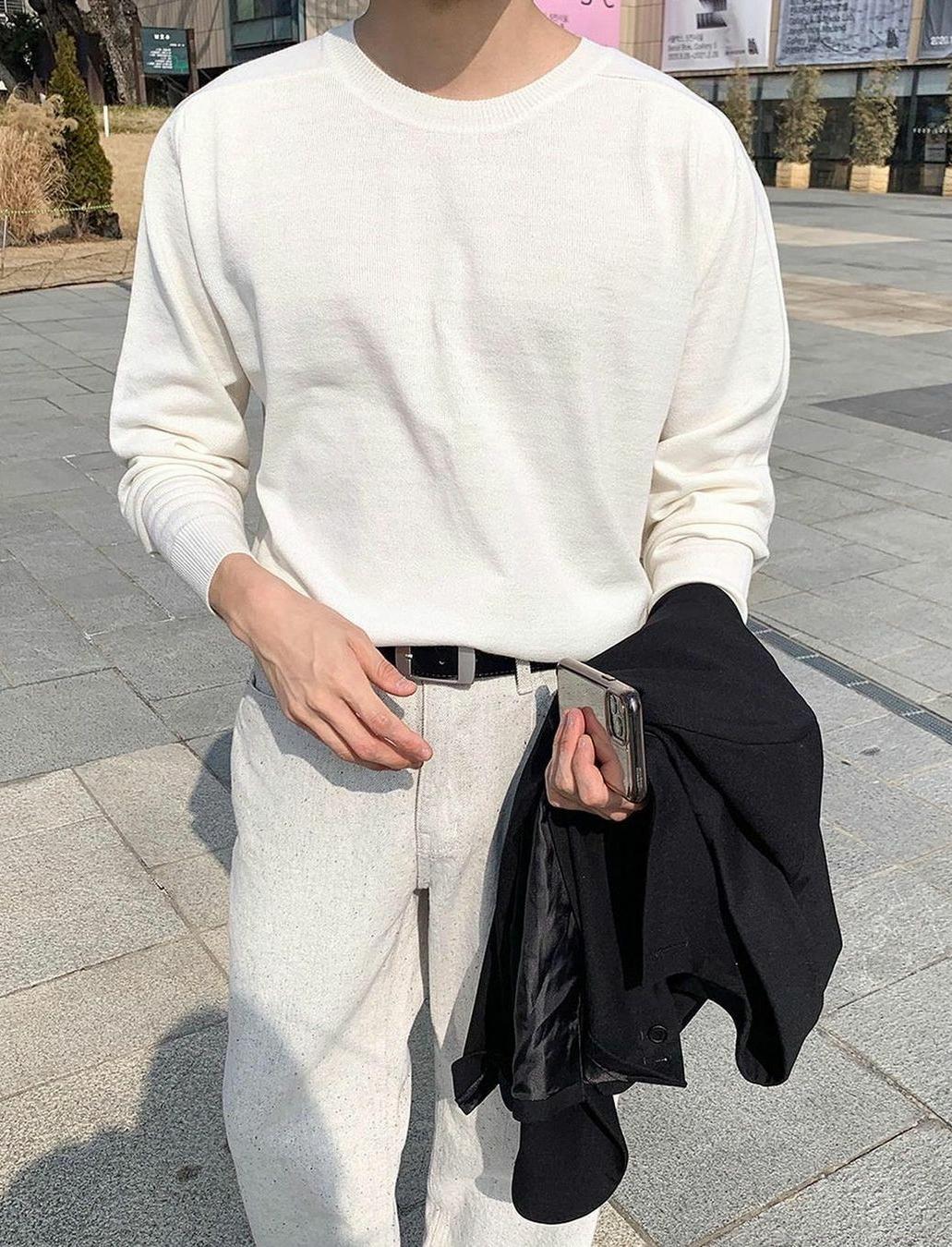 LORO PIANA Мужской свитер из кашемира LORO PIANA Мужской свитер из кашемира