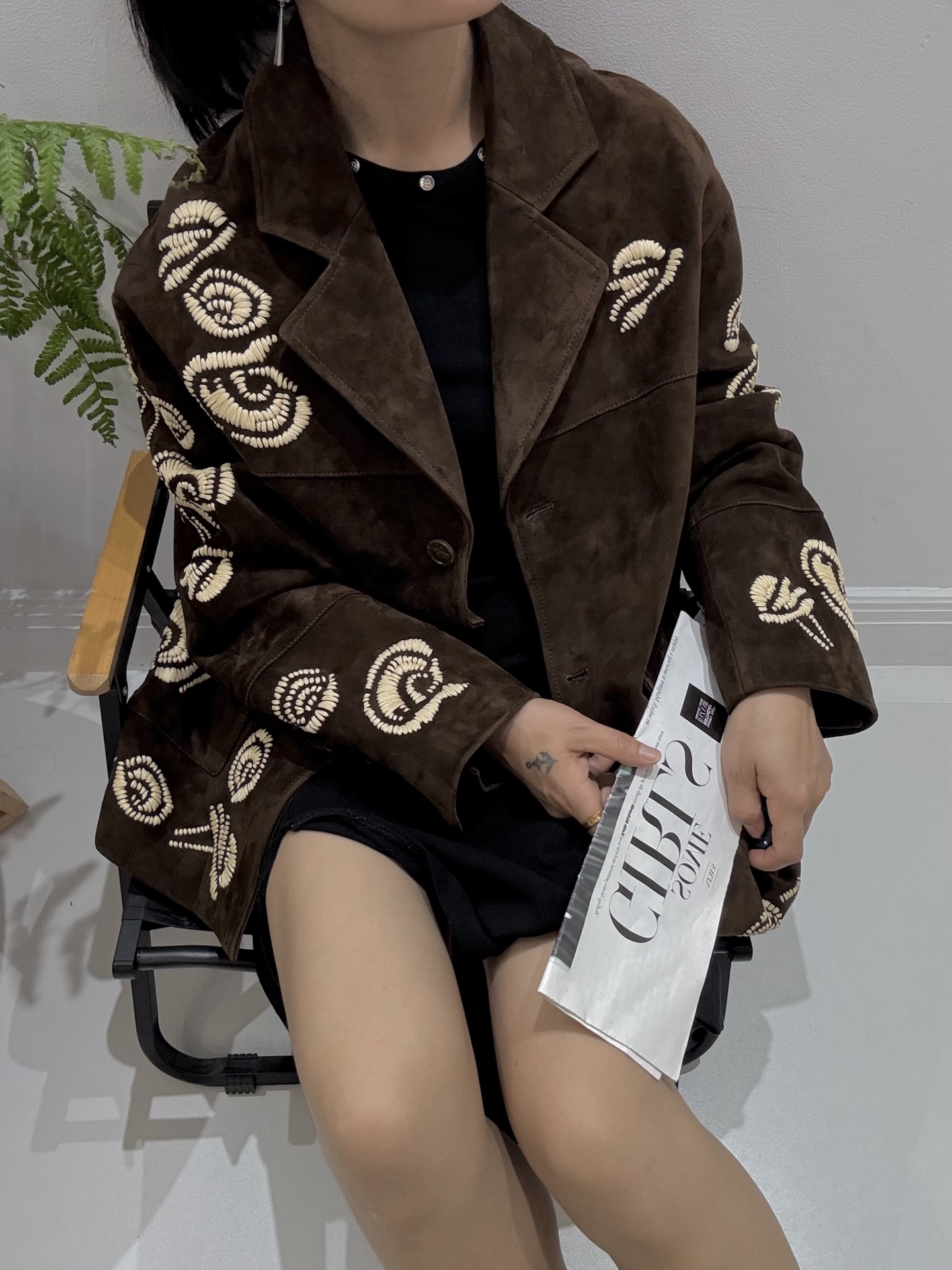 LORO PIANA Женская куртка из замши LORO PIANA Женская куртка из замши