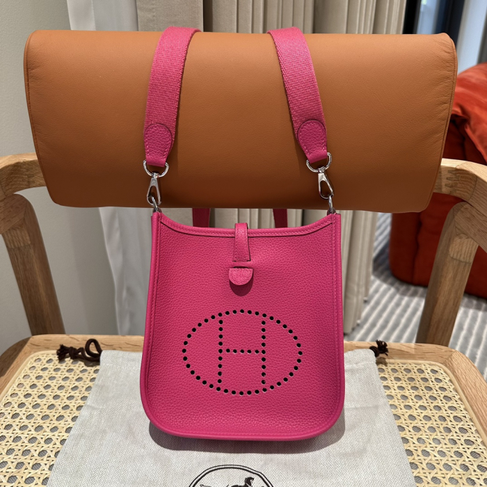  Hermes Женская сумка Evelyne 16 см 9i/Magnolia Clemence