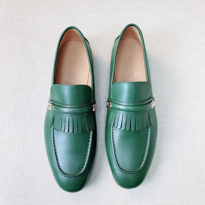 GUCCI Мужские лоферы коровья кожа