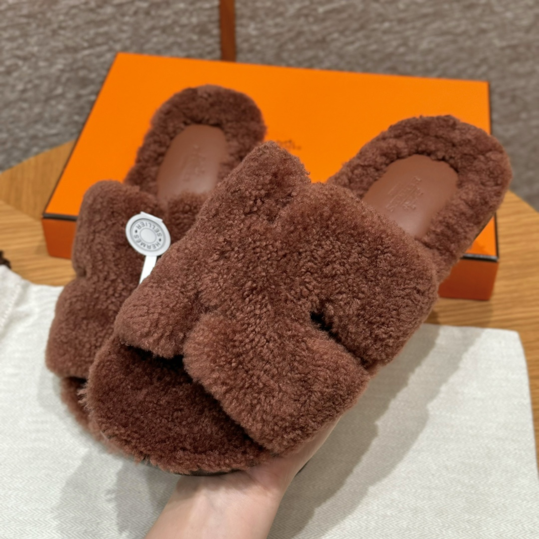 HERMES Мужские сандалии Izmir из шерсти