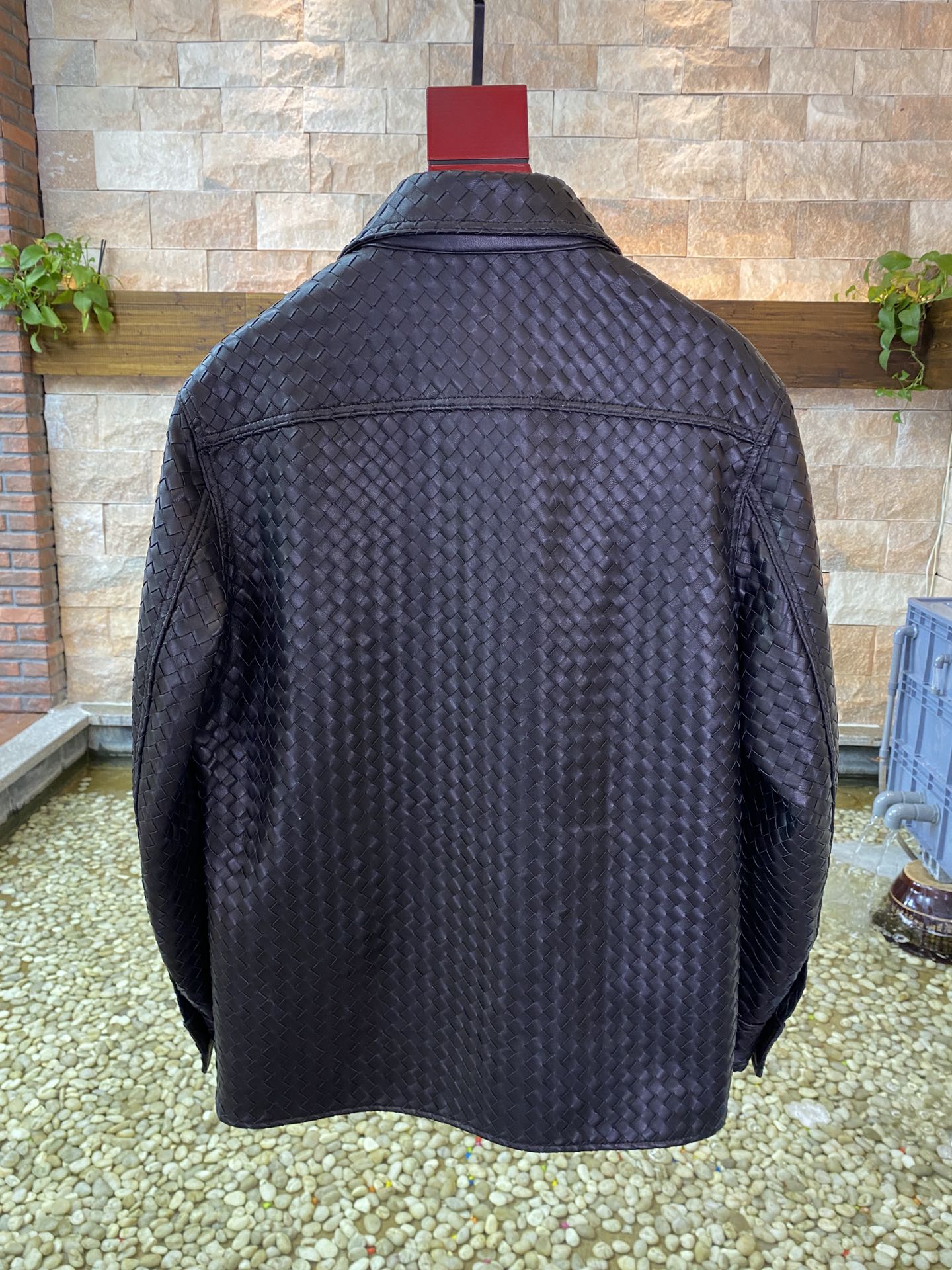 BOTTEGA VENETA Мужская кожаная куртка BOTTEGA VENETA Мужская кожаная куртка