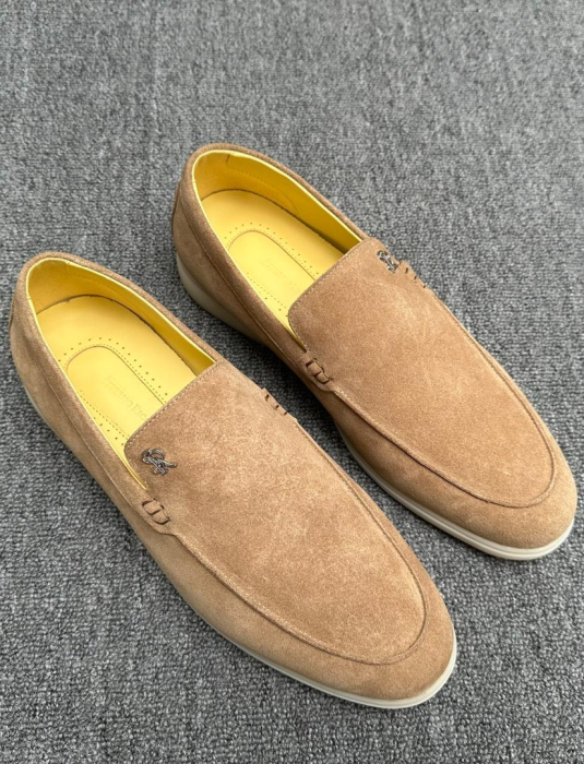 STEFANO RICCI Мужские лоферы из замши