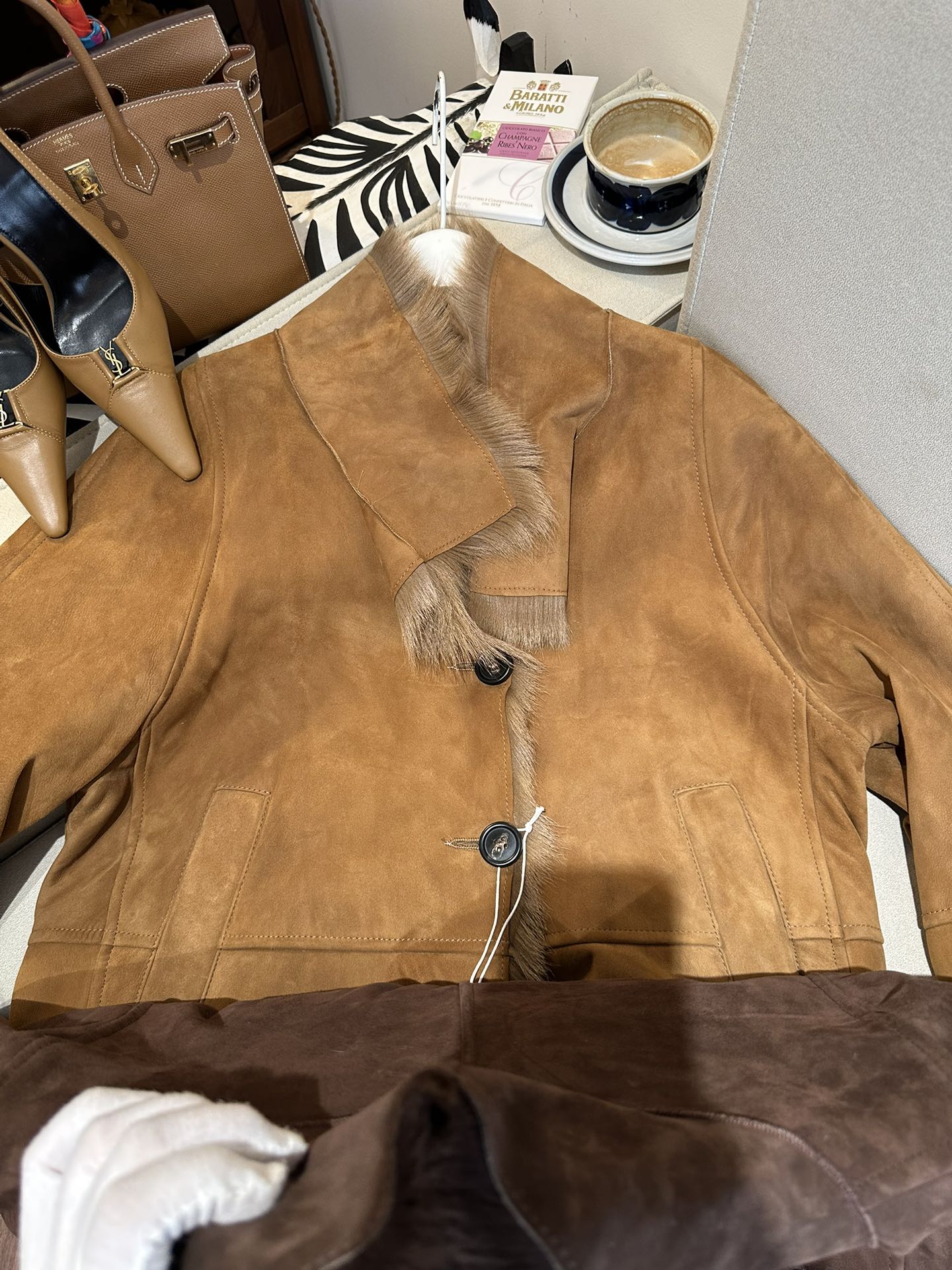 BRUNELLO CUCINELLI Женская дублёнка из меха лисы BRUNELLO CUCINELLI Женская дублёнка из меха лисы