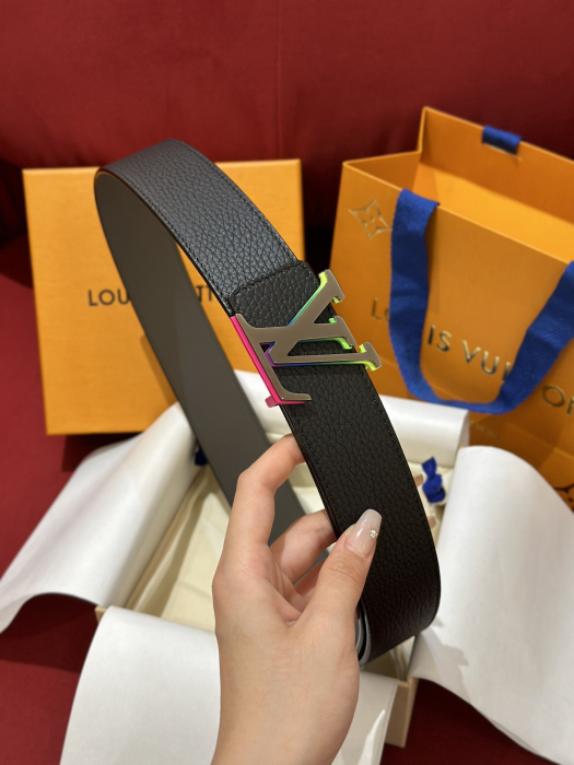  LOUIS VUITTON Двусторонний Мужской ремень LV